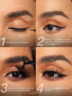 مجموعه MAGNETIZING EYES  با مژه‌های پر و دیدنی و مداد