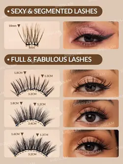 مجموعه MAGNETIZING EYES  با مژه‌های پر و دیدنی و مداد