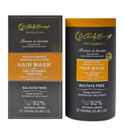 ماسک مو کندی بیوتی Candy Beauty پروتئین و کراتین تراپی حجم 1000 میل