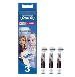 سری یدک مسواک برقی اورال بی Oral-B بچگانه مدل Frozen 2 بسته 3 عددی
