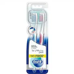 مسواک اورال بی Oral-B مدل Gum And Enamel Care بسته 2 عددی درجه سختی خیلی نرم