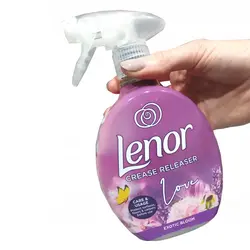 اسپری ضد چروک و اتو کننده لباس لنور lenor رایحه EXOTIC BLOOM