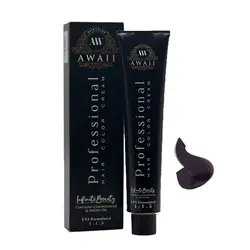 رنگ مو آوایی شمار 4.76 حجم 120 میلی لیتر رنگ بادمجانی تیره