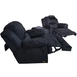 مبل یک نفره لیزی بوی مدل ریلکسی راک کد JR3 مجموعه 2 عددی به همراه کنسول مدل 101939