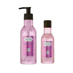 ژل شستشو صورت دیپ سنس مدل گلاب حجم 250 میلی لیتر به همراه تونر مدل گلاب حجم 160 میلی لیتر