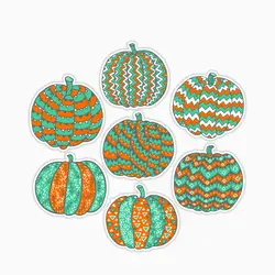 استیکر لپ تاپ و موبایل بووم طرح کدو تنبل کد MR171 مجموعه 7 عددی - قیمت و خرید آنلاین - قاطی پاتی