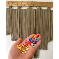 قلاب بافتنی مدل ZHLZ-3.5 به همراه سنجاق نشانه گذار بافتنی و سوزن دوخت کاموا مجموعه 4 عددی - قیمت و خرید آنلاین - قاطی پاتی