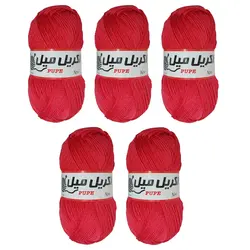 کاموا اکریل میل مدل PUPE بسته 5 عددی - قیمت و خرید آنلاین - قاطی پاتی