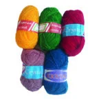 کاموا سوپر کریستال کد 001  بسته 5 عددی - قیمت و خرید آنلاین - قاطی پاتی