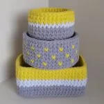 سبد قلاب بافی تریکو کد 223 مجموعه سه عددی - قیمت و خرید آنلاین - قاطی پاتی