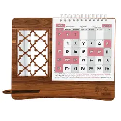 تقویم رومیزی سال 1403 مستر راد مدل پنجره چوبی طرح آینه ای کد fiory 2431 - قیمت و خرید آنلاین - قاطی پاتی