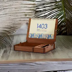 تقویم رومیزی سال 1403 مدل کلاسیک کد 01 بسته 5 عددی - قیمت و خرید آنلاین - قاطی پاتی