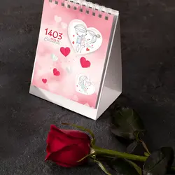 تقویم رومیزی سال 1403 طرح نقاشی مدل قلبی بسته 2 عددی - قیمت و خرید آنلاین - قاطی پاتی