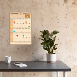 تقویم دیواری سال 1403 رایان مدل آویزدار کد F02 به همراه برچسب نشانگر بسته 2 عددی - قیمت و خرید آنلاین - قاطی پاتی