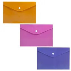 پوشه دکمه دار کد A.5 بسته 3 عددی - قیمت و خرید آنلاین - قاطی پاتی