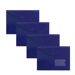 پوشه دکمه دار پاپکو مدل بیزنس مات کد A4-116B بسته 4 عددی - قیمت و خرید آنلاین - قاطی پاتی