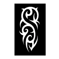 شابلون باتیس آرت طرح تاتو کد 035 - قیمت و خرید آنلاین - قاطی پاتی