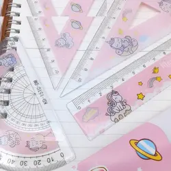 ست گونیا و نقاله مدل یونیکورن مجموعه 4 عددی - قیمت و خرید آنلاین - قاطی پاتی