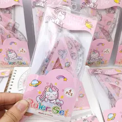 ست گونیا و نقاله مدل یونیکورن مجموعه 4 عددی - قیمت و خرید آنلاین - قاطی پاتی