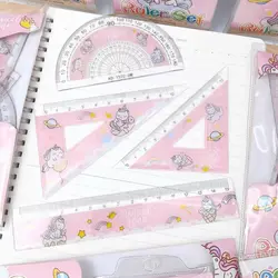 ست گونیا و نقاله مدل یونیکورن مجموعه 4 عددی - قیمت و خرید آنلاین - قاطی پاتی