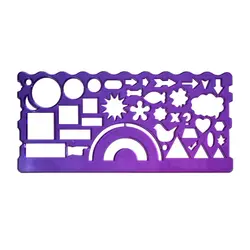 شابلون مدل ژله ای نقاله دار کد 33 - قیمت و خرید آنلاین - قاطی پاتی