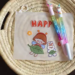 پوشه مدل زیپ دار طرح دختربچه کد 140202HAPPY - قیمت و خرید آنلاین - قاطی پاتی