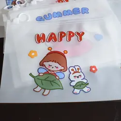 پوشه مدل زیپ دار طرح دختربچه کد 140202HAPPY - قیمت و خرید آنلاین - قاطی پاتی