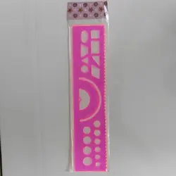 خط کش 20 سانتی متر مدل شابلون دار طرح نقاله کد 007 بسته 2 عددی - قیمت و خرید آنلاین - قاطی پاتی