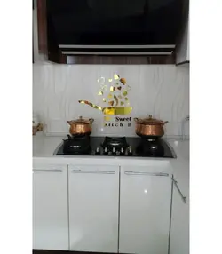 آینه آشپزخانه طرح Kitchen (طلایی)