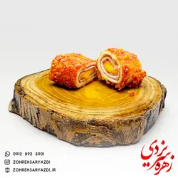 فینگر فود رول سوخاری ژامبون با خمیر یوفکا