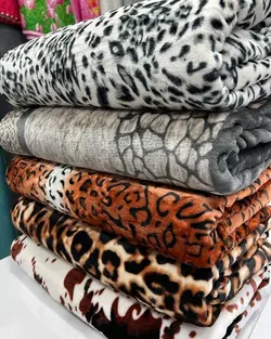 پتو مسافرتی وارداتی ژله ای طرح ماه و ستاره 1نفره