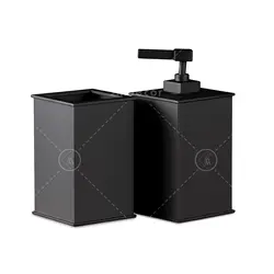 جای مایع و مسواک دستشویی