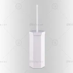 ست سطل و فرچه سفید