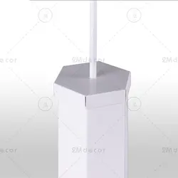 ست سطل و فرچه سفید