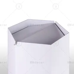 ست سطل و فرچه سفید