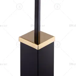 ست سطل و فرچه‌ی مشکی طلایی