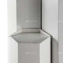 سطل شش ضلعی سفید(بزرگ)