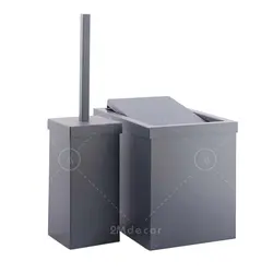 سطل و فرچه سرویس بهداشتی مستطیل