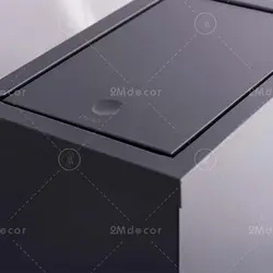 سطل و فرچه سرویس بهداشتی مستطیل