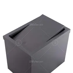 سطل و فرچه سرویس بهداشتی مستطیل