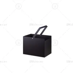 سطل و فرچه سرویس بهداشتی مستطیل