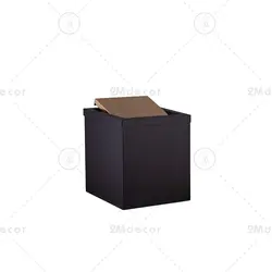 سطل و فرچه مشکی طلایی