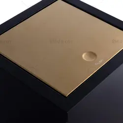 سطل و فرچه مشکی طلایی