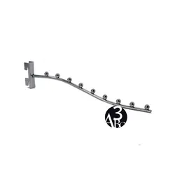 رگال 9 تیله ستون 30 سانتیمتر استیل آبکاری