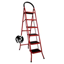 نردبان 6 پله خانگی فولاد پله