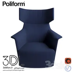 آبجکت مبل راحتی armchair 614