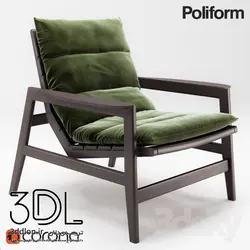 آبجکت مبل راحتی armchair 607