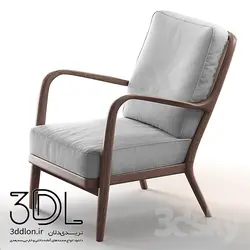 آبجکت مبل راحتی armchair 566