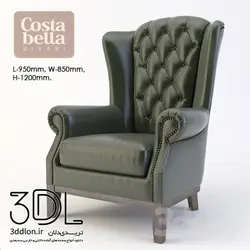 آبجکت مبل راحتی armchair 542