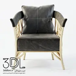 آبجکت مبل راحتی armchair 527